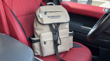 Burberry backpack real shot