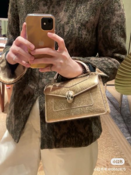 Bvlgari eye-catching bag! Super stylish! Exquisite texture, dazzling brilliance, embodies radiant charm.