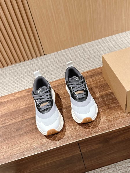 Loewe x On Cloudtilt sneakers. Lightweight, comfortable, unisex design. Soft sole, easy slip-on. White color is stylish and versatile. Available in women's sizes 39-40, men's 39-45.