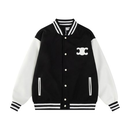 Celine 25SS runway style, same as celebrity. Heavy 700g fabric with leather sleeves, complete hardware. Sizes M L XL XXL.