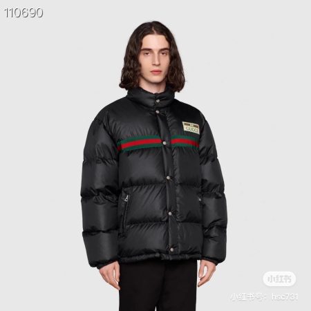 Gucci autumn winter down jacket, unisex, sizes S-XL, high-quality replica.