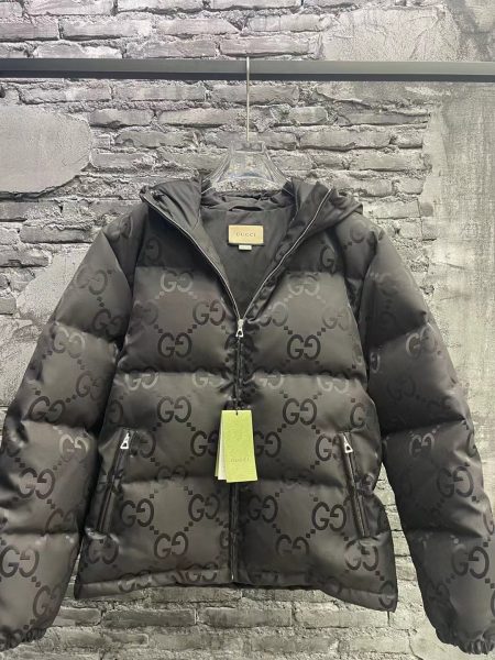 Gucci GG print down jacket, autumn winter new unisex sizes S-XL.